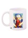 Cartoon Printed Coffee Mug White/Blue/Brown 11ounce