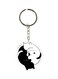 Cat Printed Dual Sided Keychain