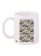 Cartoon Printed Coffee Mug White/Red/Black 11ounce