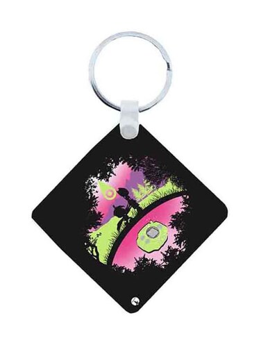 Digimon Anime Wooden Keychain