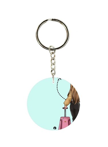 Cartoon Printed Keychain