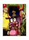 Courage The Cowardly Dog Themed Metallic Plate Pink/Yellow/Green 20x15cm
