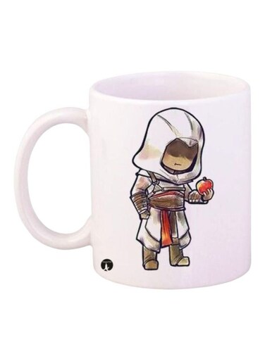 Assassin's Creed Printed Mug White/Brown/Red