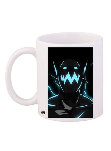 Anime Printed Coffee Mug White/Black/Blue