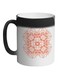 Decorative Drawings Printed Colour Changing Coffee Mug Black 11ounce