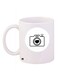 Camera Printed Coffee Mug White/Black 11ounce