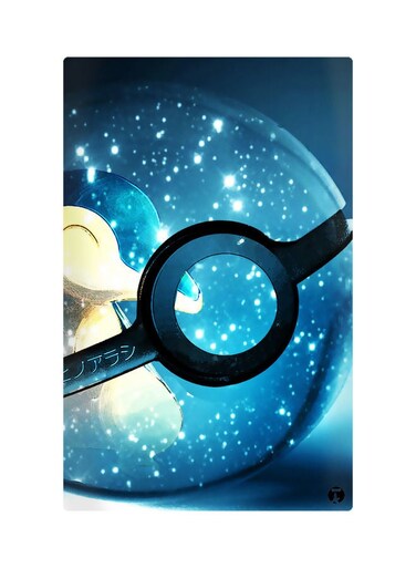 Printed Fridge Magnet Blue 8.5x0.4x5.5cm