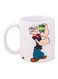 Popeye Printed Coffee Mug White/Beige/Blue 11ounce