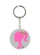 Girl Printed Dual Sided Keychain