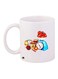 Printed Coffee Mug White/Red/Blue 11ounce