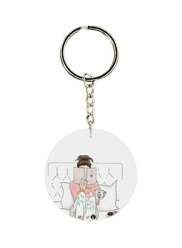 Girl Printed Keychain