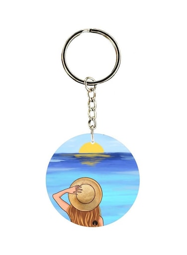 Girl Printed Keychain