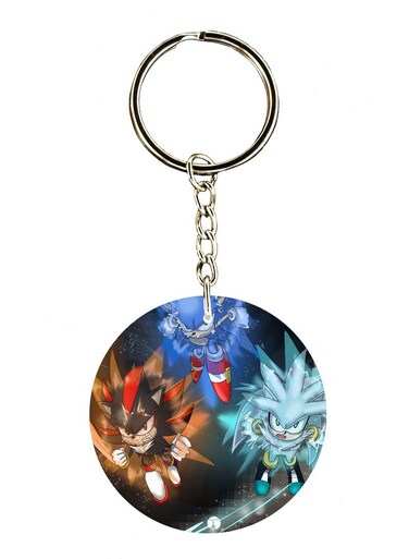 Sonic Printed Keychain