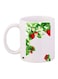 Strawberry Printed Coffee Mug White/Green/Red 11ounce