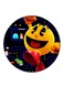 Video Game Pac Man Printed Fridge Magnet Multicolour