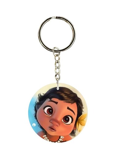 Princess Moana Printed Keychain