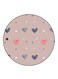 Hearts Printed Fridge Magnet Multicolour