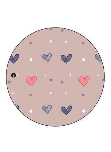 Hearts Printed Fridge Magnet Multicolour