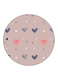 Hearts Printed Fridge Magnet Multicolour