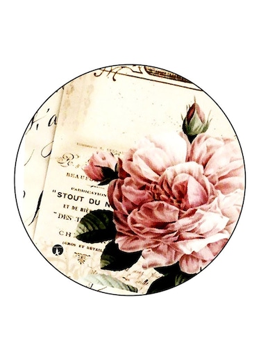 A Flower Printed Fridge Magnet Multicolour