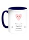 Enjoy Summer Printed Coffee Mug White/Blue 11ounce