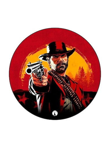 Video Game Red Dead Redemption Printed Fridge Magnet Multicolour