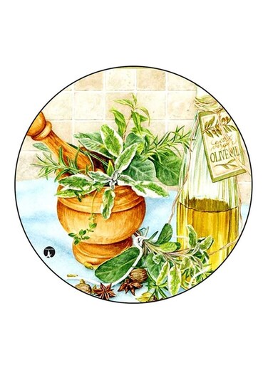 Vintage Art Printed Fridge Magnet Multicolour