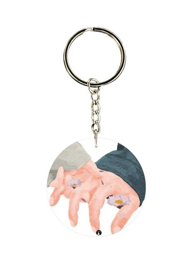 One Side Printed Keychain