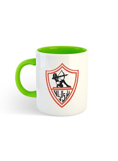 Sport Club Printed Mug White/Green