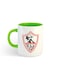 Sport Club Printed Mug White/Green