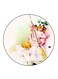 Vintage Art Printed Fridge Magnet Multicolour