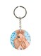 Girl Printed Double Sided Keychain