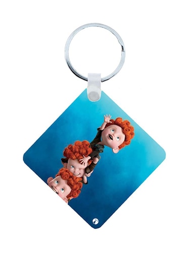 Brave From Disney Wooden Keychain