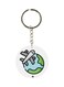Flying Aeroplane Printed Keychain