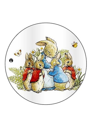 Rabbits Printed Fridge Magnet Multicolour