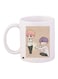 Cartoon Characters Printed Coffee Mug White/Beige/Black 11ounce