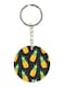 Pineapple Printed Keychain