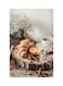Printed Fridge Magnet Multicolour 8.5x0.4x5.5cm