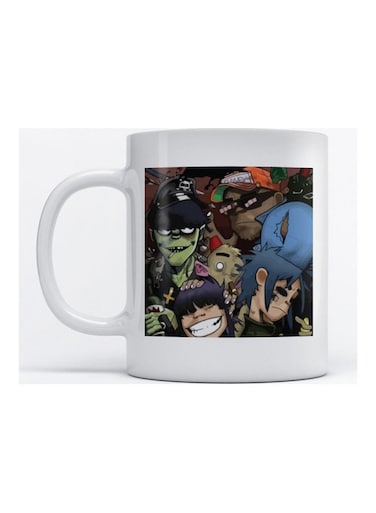 Mug Gorillaz Squad for Coffee and Tea White 350ml