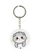 Cartoon Printed Single Sided Keychain