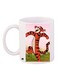 Winnie The Pooh Tiger Printed Coffee Mug White/Orange/Green