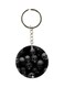 Single Sided Skull Printed Keychain