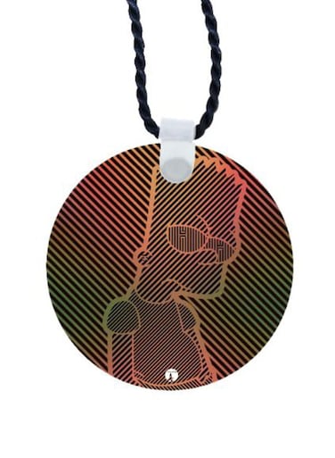 Simpsons Printed Car Mirror Pendant