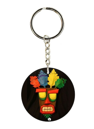 Double Sided Crash Printed Keychain