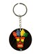 Double Sided Crash Printed Keychain