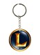 League Of Legends Printed Keychain Blue/Gold/Silver