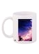 Alone Girl Printed Coffee Mug White/Purple/Blue