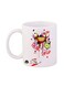 The Joker Printed Mug White/Red/Yellow 12ounce