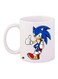 Sonic The Hedgehog Printed Coffee Mug White/Blue/Red 11ounce