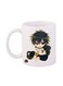 Labyrinth Of Magic Anime Printed Mug White/Black/Gold 12ounce